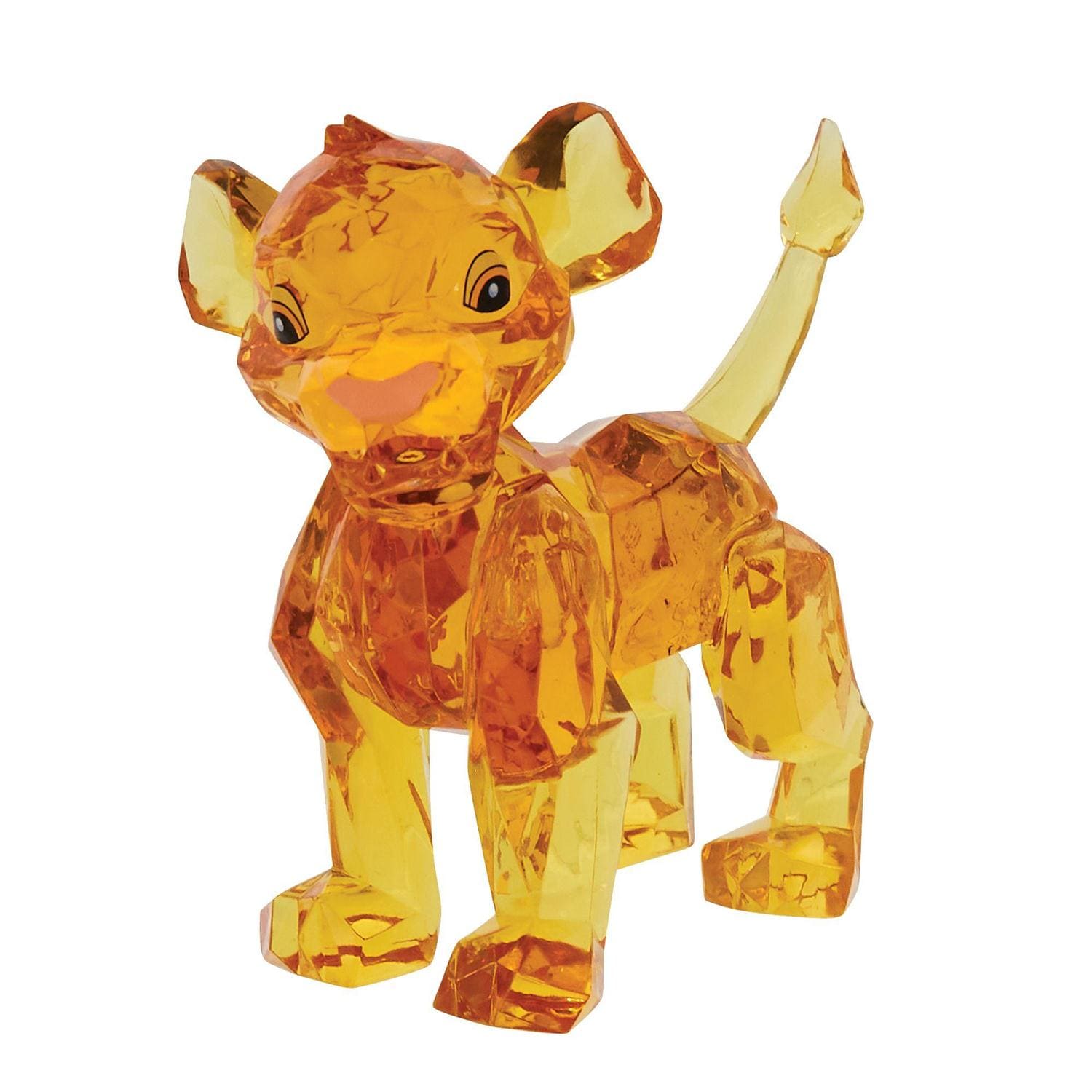 ND6009880 Licensed Facets Collection, Disney Facets, Facettenfigur, Acrylfigur, Kristallfigur, Disneyfigur Kristall, Disney Simba, König der Löwen, Simba Facettenfigur, ND6009880