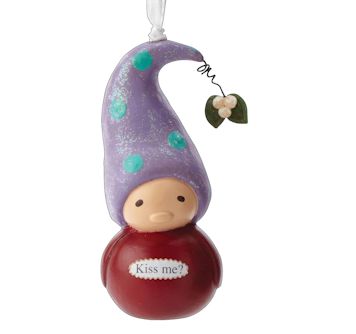 bw-4039597 4039597, Kiss Me Ornament, Bea's Wees Wichtel, Bea's Wees Gnome, Beas's Wees Glücksbringer, Ornament, Weihnachtsanhänger