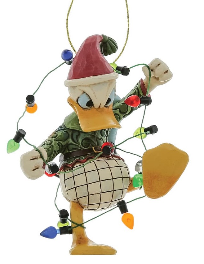 Donald Duck mit Lichterkette - Ornament / Donald Duck Wrapped in Lights Weihnachtsanhänger - Disney Traditions Jim Shore 6017548 Donald Duck mit Lichterkette - Ornament / Donald Duck Wrapped in Lights Weihnachtsanhänger - Disney Traditions Jim Shore 6017548