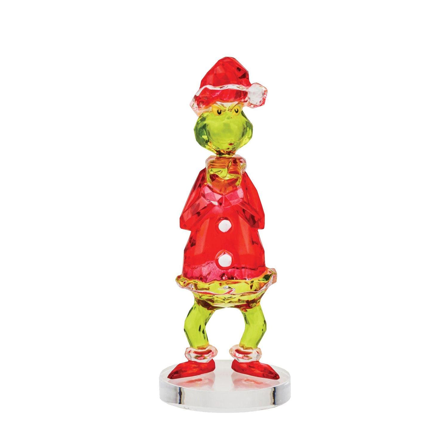 ND6009076 Licensed Facets Collection, Disney Facets, Facettenfigur, Acrylfigur, Kristallfigur, Disneyfigur Kristall, Disney Grinch, Der Grinch, Grinch Facettenfigur, ND6009076