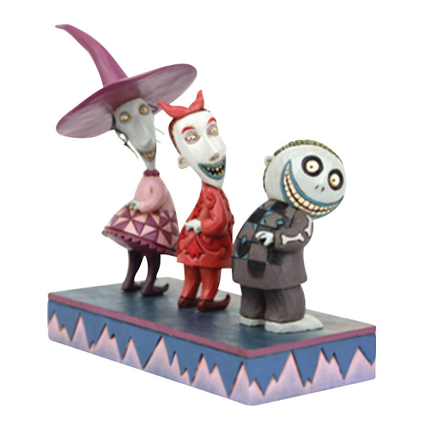 6008993 Disney Traditions, Jim Shore, Jim Shore Disney, Disney Traditions Collection, 6008993, Up To No Good, Lock, Shock and Barrel, Lock Shock und Barrel, Nightmare Before Christmas, Jim Shore Disneyfigur