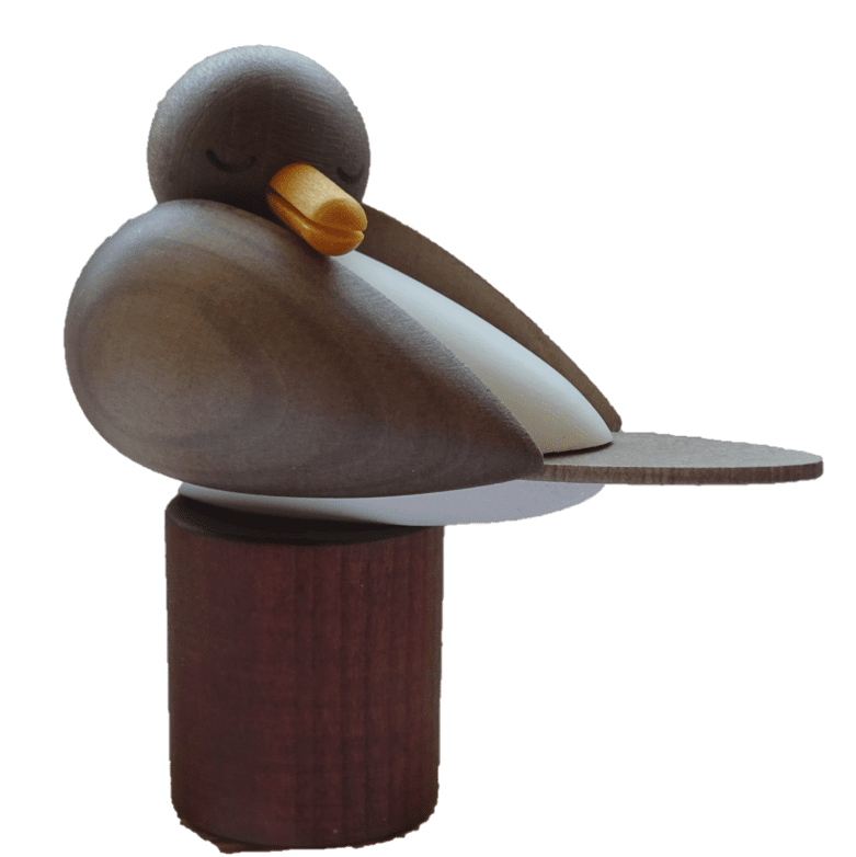 HK-085-2DCkZRzobnWccC8 Sebastian Design, Kerzenring, Kerzenringe, Candle Ring, Holzkranz, Steckfigur für Kerzenring, Jahreszeitenring, Jahreszeitentisch, Steckfigur Möwe, Möwe schlafend, HK-085-2D, Steckfigur Erzgebirge, Kerzenkranz