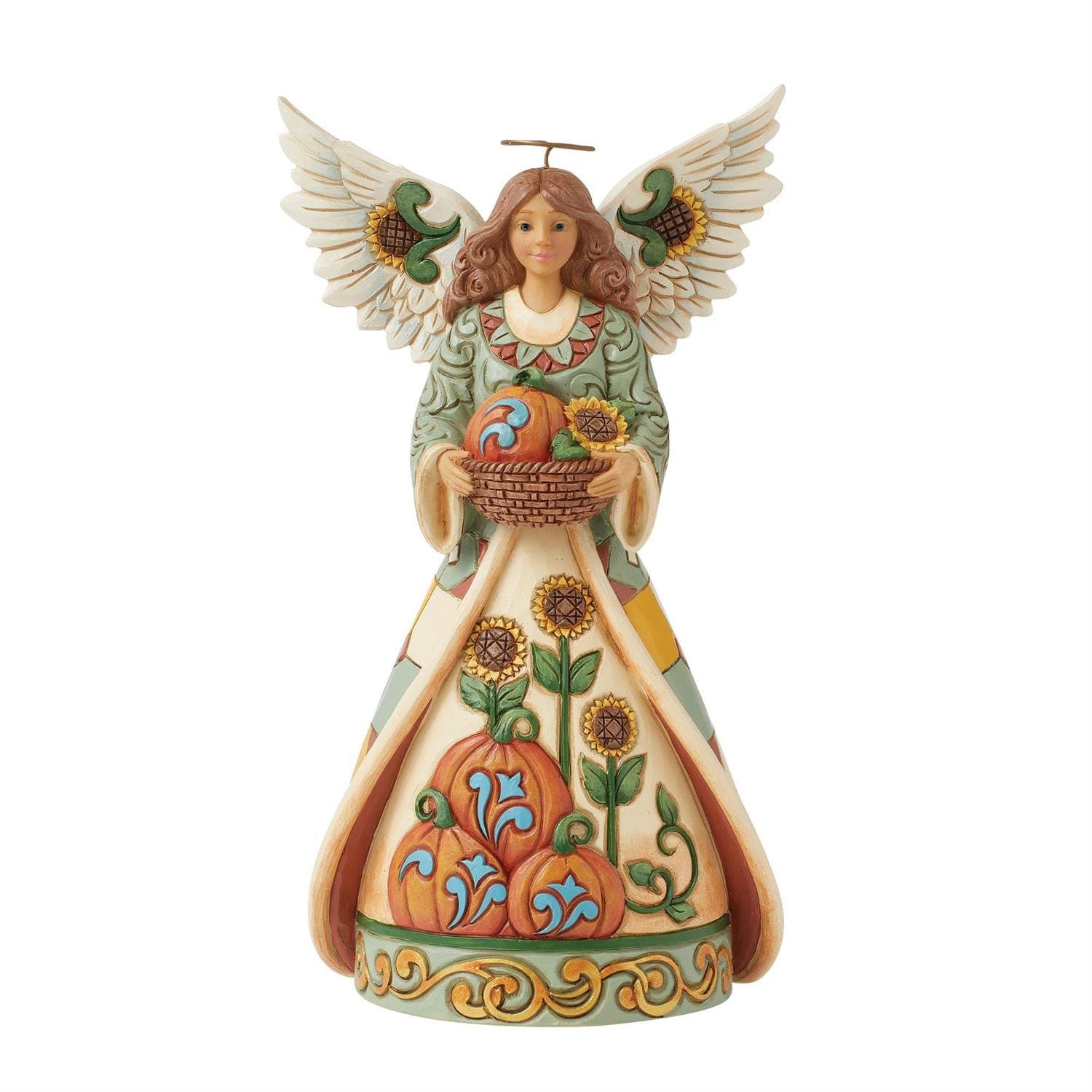 6016633 Jim Shore, Heartwood Creek, Halloween, Let Us Give Thanks, Harvest Angel, Erntedank Engel, Herbstdeko, Halloweendeko, Halloweenfigur, 6016633