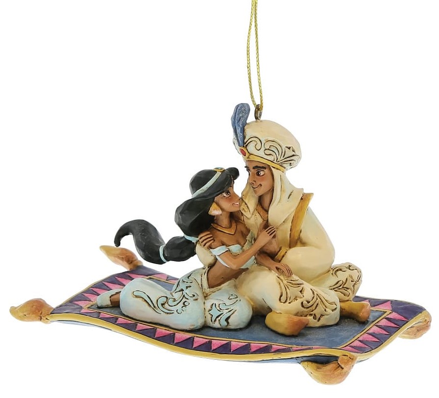 Aladdin & Jasmine - Ornament / Weihnachtsanhänger - Disney Traditions Jim Shore 6017550 Aladdin & Jasmine - Ornament / Weihnachtsanhänger - Disney Traditions Jim Shore 6017550