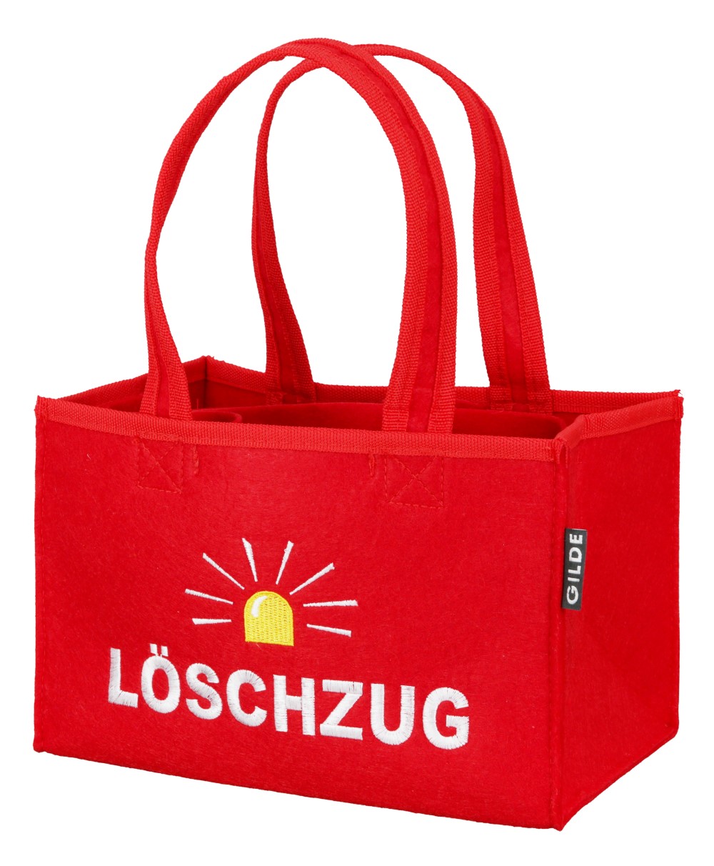 Flaschentasche Löschzug - Gilde Flaschentasche Filztasche 44591 / Flaschenträger 6 Flaschen - Tragetasche Flaschentasche Löschzug - Gilde Flaschentasche Filztasche 44591 / Flaschenträger 6 Flaschen - Tragetasche