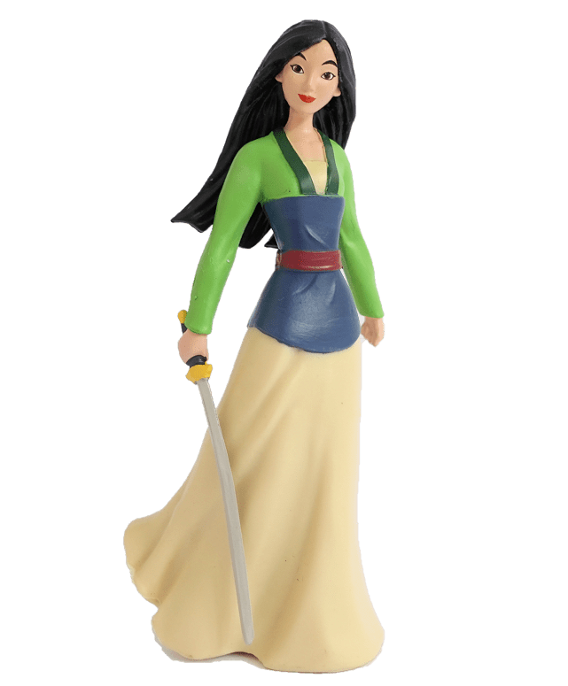 bu-11356a Bullyland, Mulan, Disneyfigur, Spielfigur, Sammelfigur, Geburtstagstorte, Tortenfigur, 11356