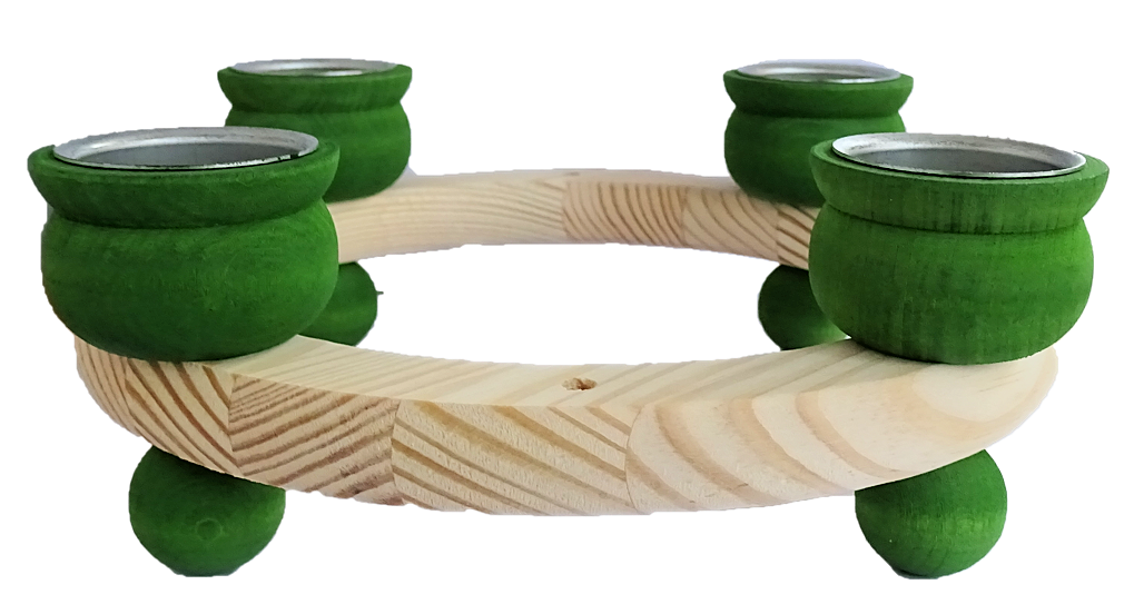 HK-46-402-141 Sebastian Design, Candlering, Kerzenring, Skandinavischer Holzkranz, 46-402-141, Kerzenringe, Candlering