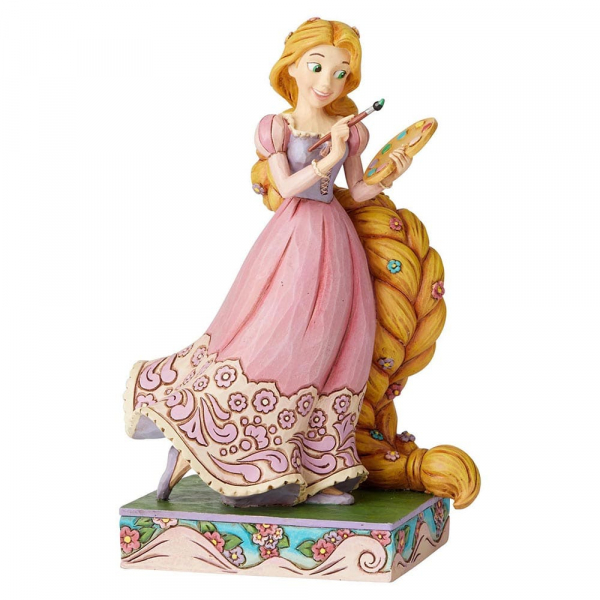 dt-6002820a Disney Traditions, Jim Shore - Adventurous Artist Rapunzel / Abenteuerliche Künstlerin - Princess Passion