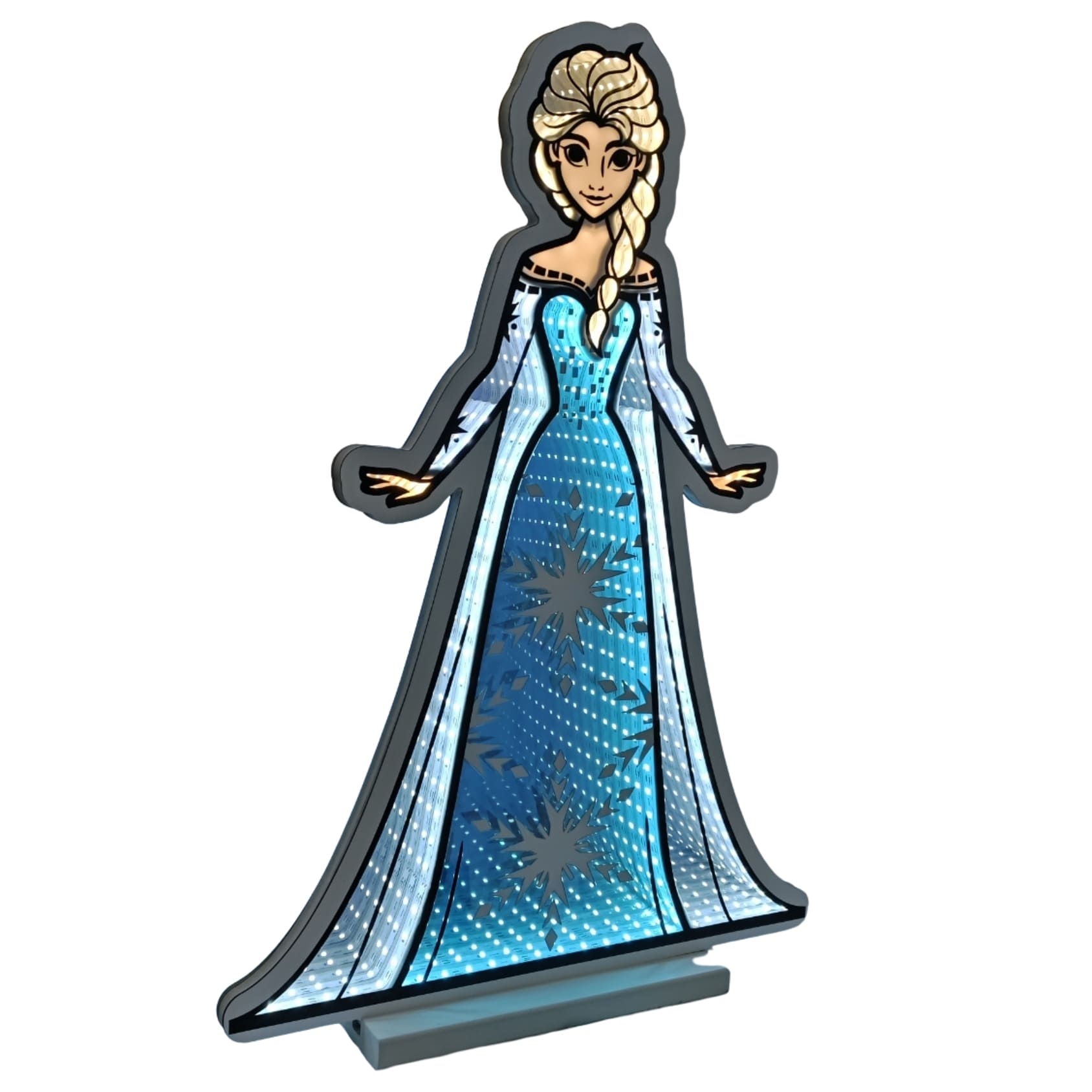 Infinity - Frozen Elsa 3D LED-Weihnachtsbeleuchtung | Disney Spiegellicht 40cm | Christmas Inspirations DN26219