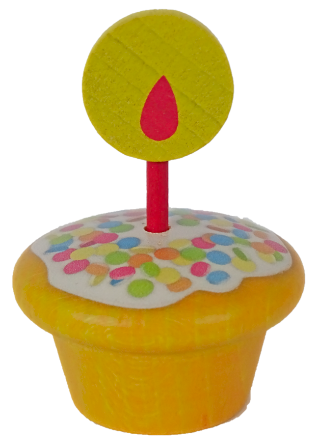 HK-13155c1 Sebastian Design, skandinavische Kerzenringe, Kerzenring, Kerzenringe, Holzkranz, Steckfigur, Candlerings, skandinavische Dekoration, Geburtstagsmuffin, Muffin, Cupcake