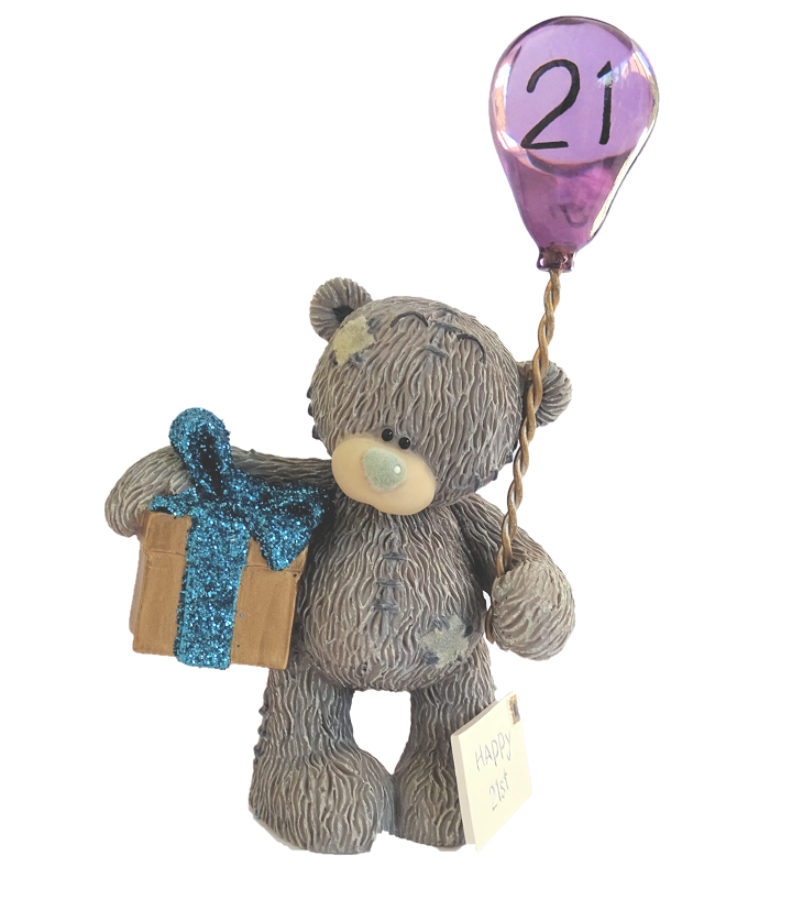 MTY-40086 Me to You, Tatty Teddy, Me To You Tatty Teddy, Collectible World Studios, 21 Today, 40086, 21. Geburtstag