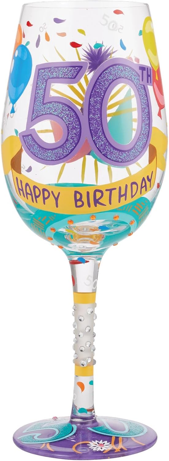 Geburtstagsglas - Happy 50th Birthday - Herzlichen Glückwunsch zum 50. Geburtstag - Lolita Weinglas 6010652 Geburtstagsglas - Happy 50th Birthday - Herzlichen Glückwunsch zum 50. Geburtstag - Lolita Weinglas 6010652