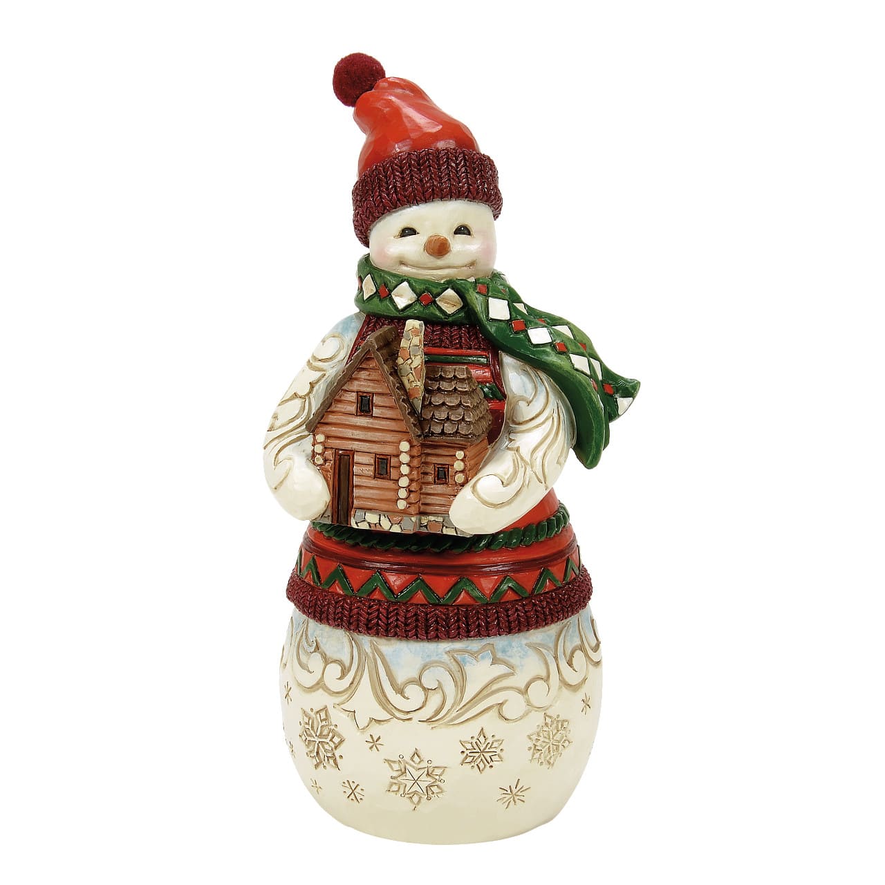 Welcome To The Cabin - Lodge Schneemann mit Blockhütte - Heartwood Creek by Jim Shore 6017038 Welcome To The Cabin - Lodge Schneemann mit Blockhütte - Heartwood Creek by Jim Shore 6017038