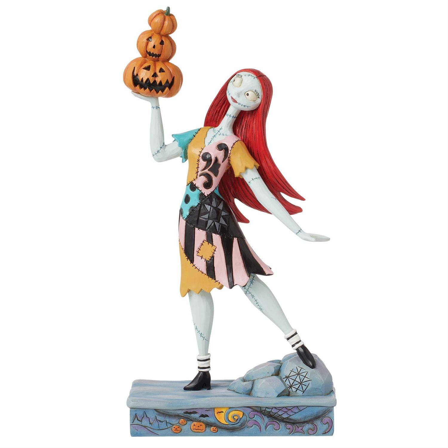 6016593 Jim Shore, Disney Traditions, Disneyfigur, Jim Shore Figur, Nightmare Before Christmas, 6016593, A Stack of Jacks, Sally mit Kürbissen, Sally with Pumpkins