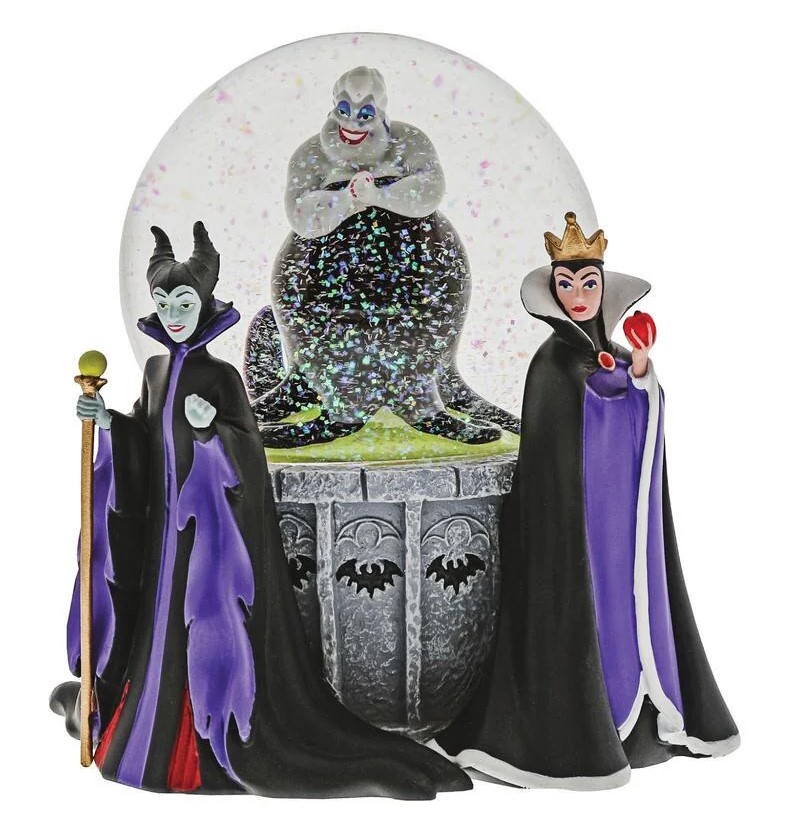 Department 56 - Disney Villains Schneekugel Ursula - Evil Queen - Maleficent / Schneekugel beleuchtet 6007316 Department 56 - Disney Villains Schneekugel Ursula - Evil Queen - Maleficent / Schneekugel beleuchtet 6007316