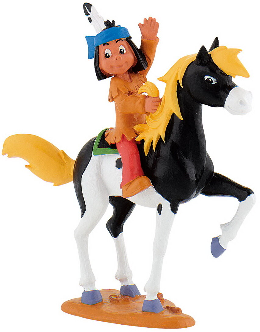Yakari auf Kleiner Donner - Spielfigur - Tortenfigur Bullyland 43355 Yakari auf Kleiner Donner - Spielfigur - Tortenfigur Bullyland 43355