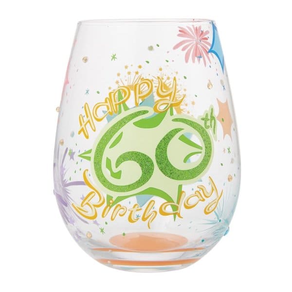 6015283a Lolita, Lolita Weinglas, Lolita Trinkglas, Lolita Stemless Glass, 6015282, Happy 60th Birthday Glas, 60. Geburtstag, Lolita Gläser