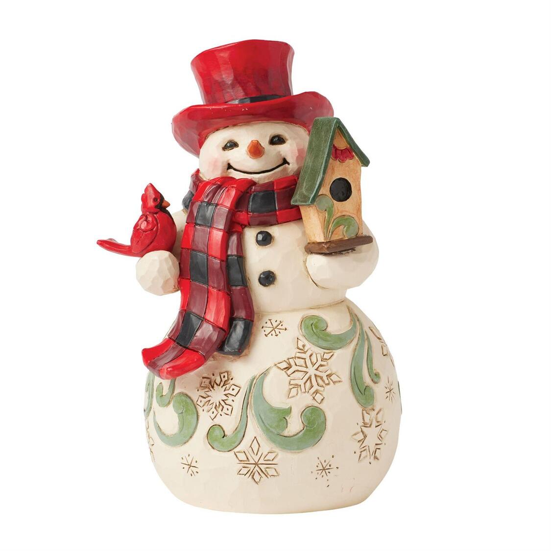 You Mean Snow Much To Me Snowman / Schneemann mit Vogelhaus - Heartwood Creek by Jim Shore 6017025 You Mean Snow Much To Me Snowman / Schneemann mit Vogelhaus - Heartwood Creek by Jim Shore 6017025