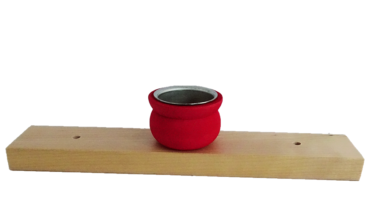 Kerzenleiste / Dekorleiste für Teelichter, rot - Sebastian Design Kerzenleiste / Dekorleiste für Teelichter, rot - Sebastian Design
