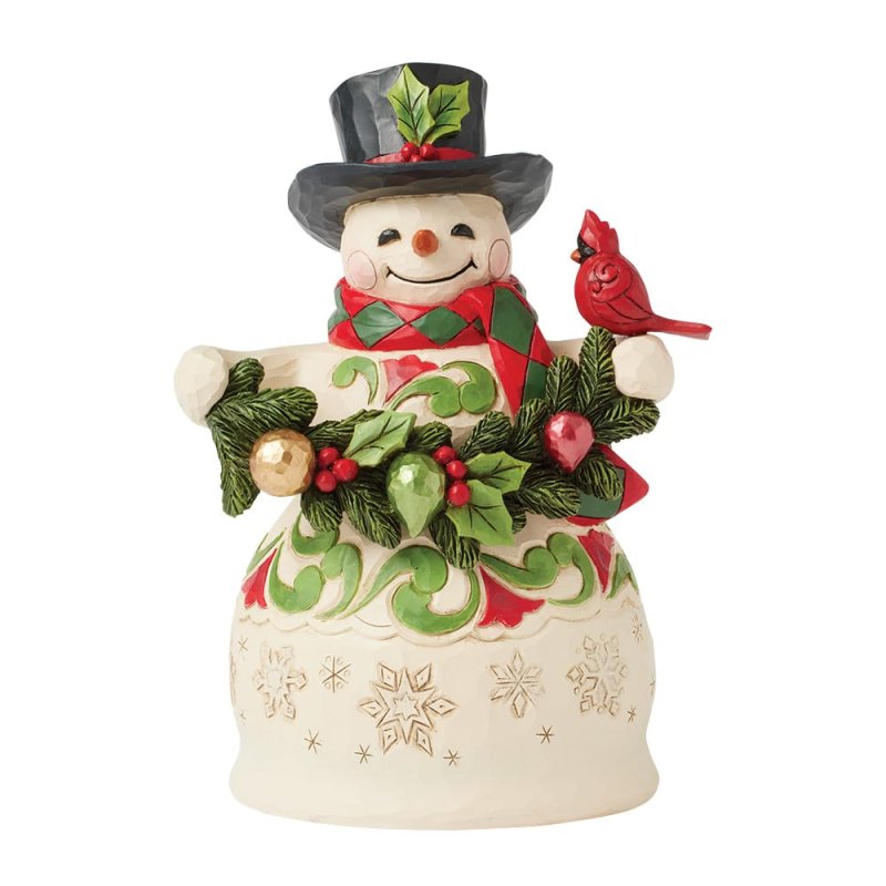 Finishing Touches Snowman - Weihnachtsstimmung Schneemann Heartwood Creek by Jim Shore 6017054 Finishing Touches Snowman - Weihnachtsstimmung Schneemann Heartwood Creek by Jim Shore 6017054