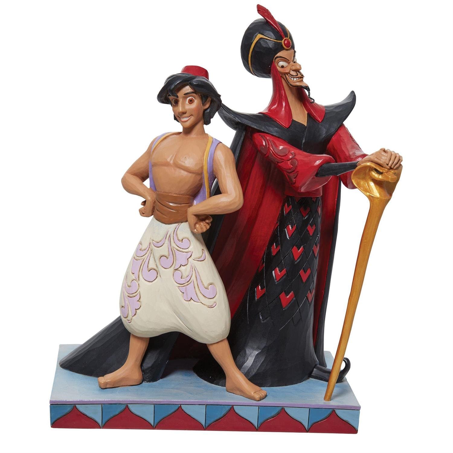 6011927 Disney Traditions, Jim Shore, 6011927, Good versus Evil, Aladdin & Jafar, Jim Shore Disneyfigur, Jim Shore Disney Traditions, Jim Shore Aladdin, Disney Traditions Aladdin