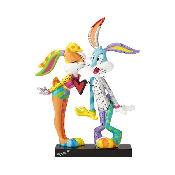 4058185a Looney Tunes Lola Kissing Bugs Bunny - Looney Tunes by Romero Britto 4058185
