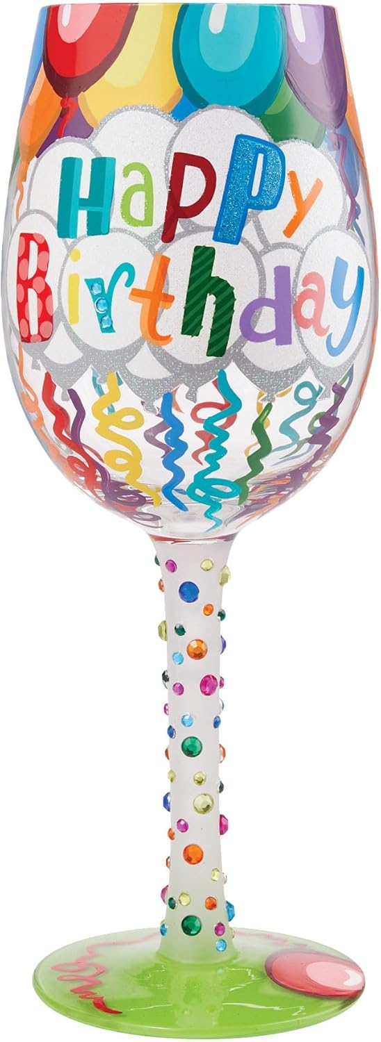 Geburtstagsglas - Birthday Streamers - Lolita Weinglas 6009211 Geburtstagsglas - Birthday Streamers - Lolita Weinglas 6009211