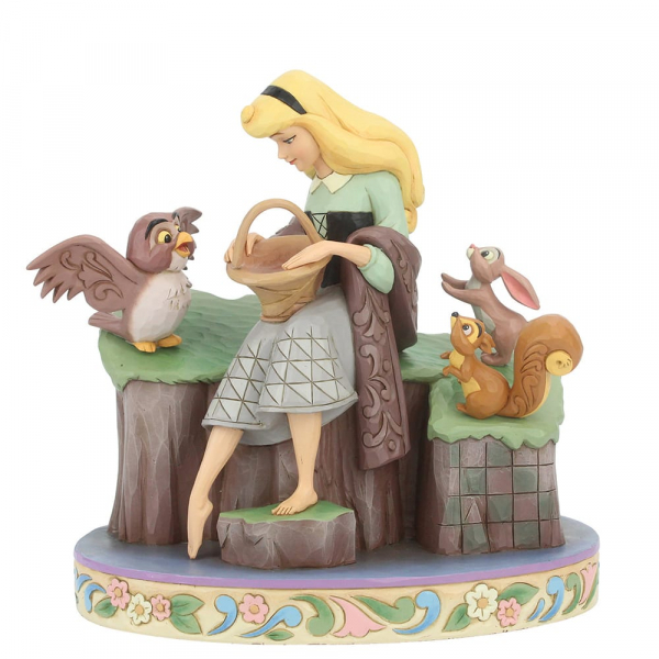 dt-6005959a Disney Traditions, Jim Shore - Beauty Rare, Sleeping Beauty 60th Anniversary Piece, Dornröschen, 6005959