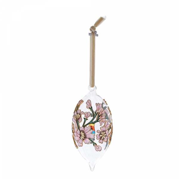 Hummingbird-2 Enesco's Treasury of Ornaments, Ornament, Weihnachtskugel, handbemalt, mundgeblasen, Glaskugel, Dekokugel, Kolibri, Dekokugel Kolibri