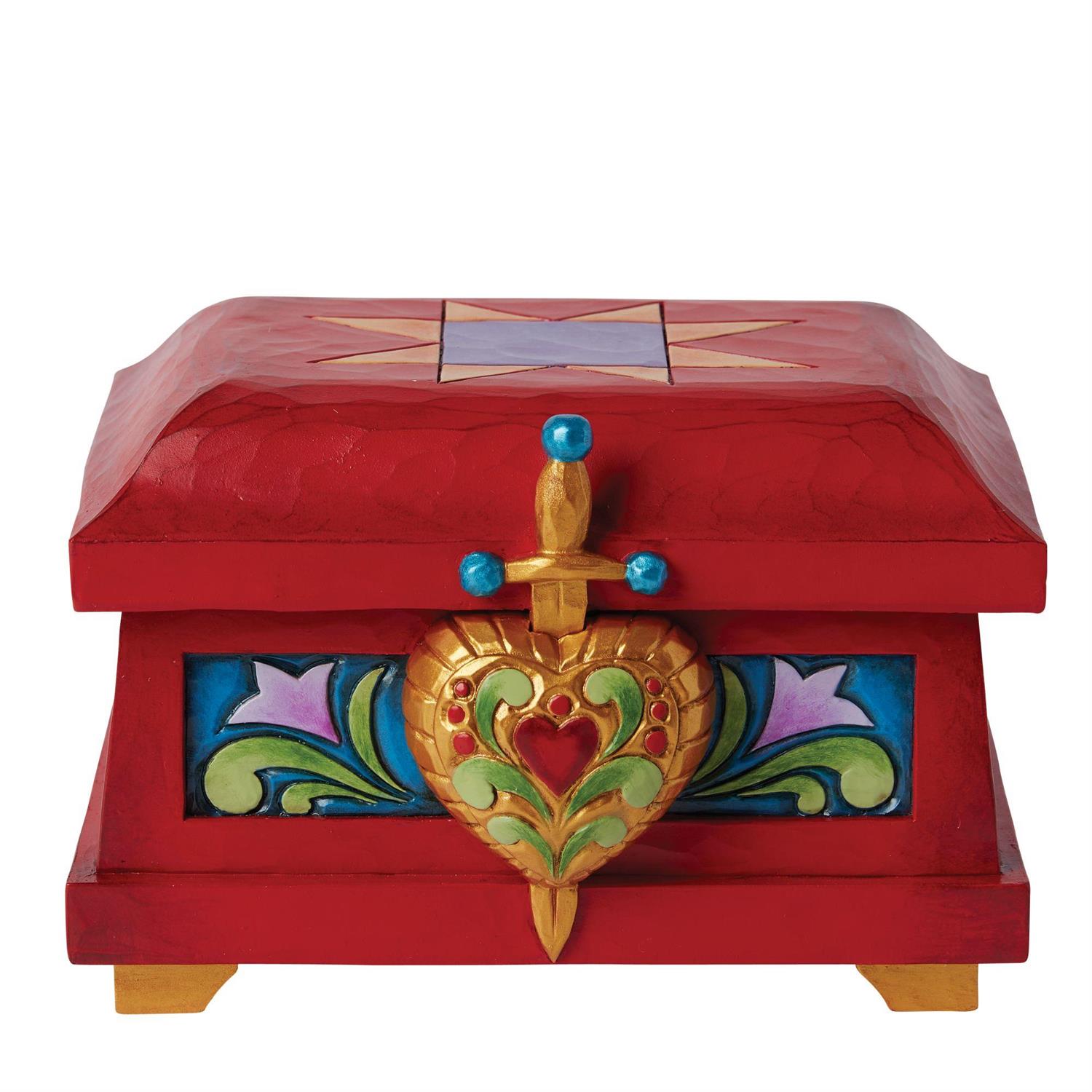 6015024 Jim Shore, Disney Traditions, Jim Shore Disney, 6015024, Evil Queen's Trinket Box, Who is the Fairest One of All, Evil Queens Schmuckkästchen, Jim Shore Disneyfigur, Jim Shore