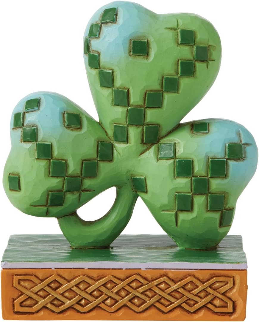 Shamrock / Kleeblatt - Glücksbringer Heartwood Creek by Jim Shore 6010269 Shamrock / Kleeblatt - Glücksbringer Heartwood Creek by Jim Shore 6010269