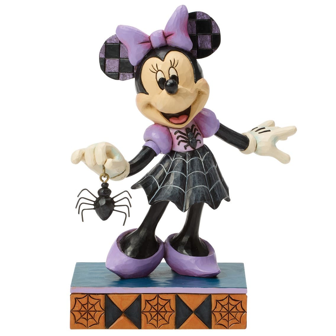 Halloween Minnie Maus Spinne / Spider - Web-tastic Halloween 6017939 Disney Traditions Jim Shore Disneyfigur