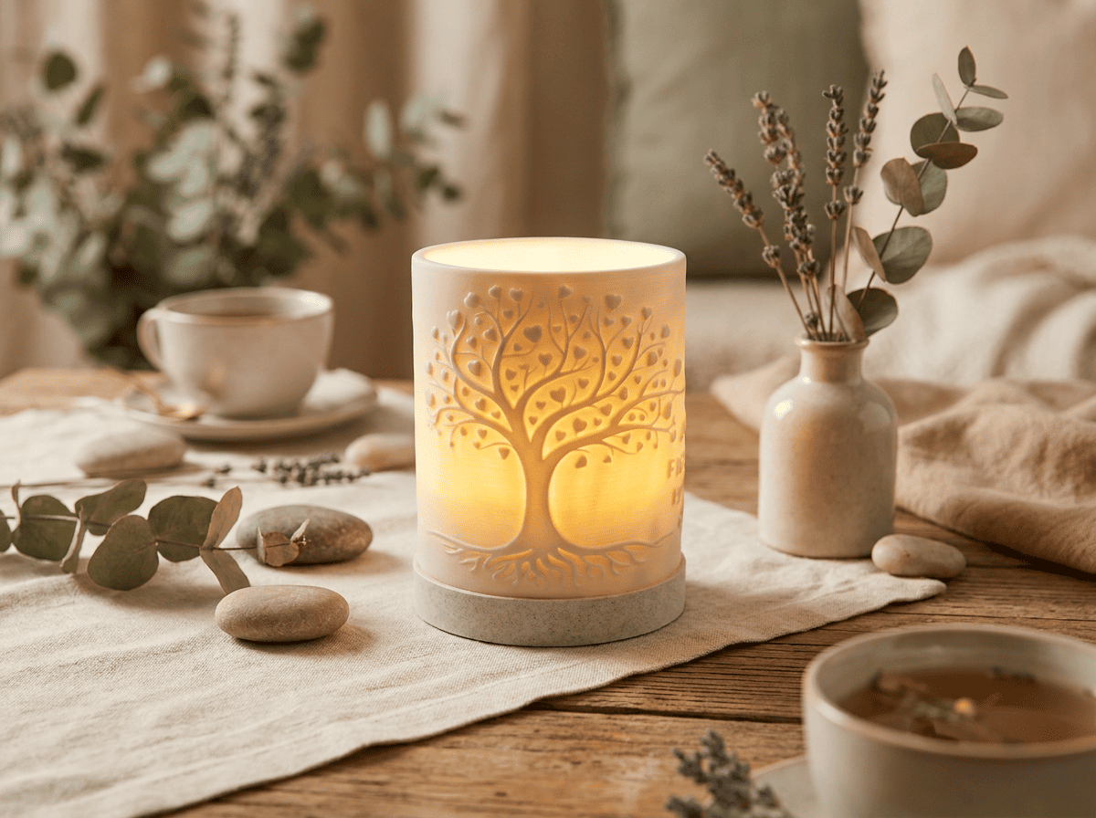 Windlicht 3D-Druck - Dekolampe Lebensbaum 202605