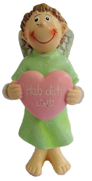 28386-gr-n Gilde Handwerk, Gilde Engel, Gilde Schutzengel, Hab dich lieb, 28386, Glücksbringer