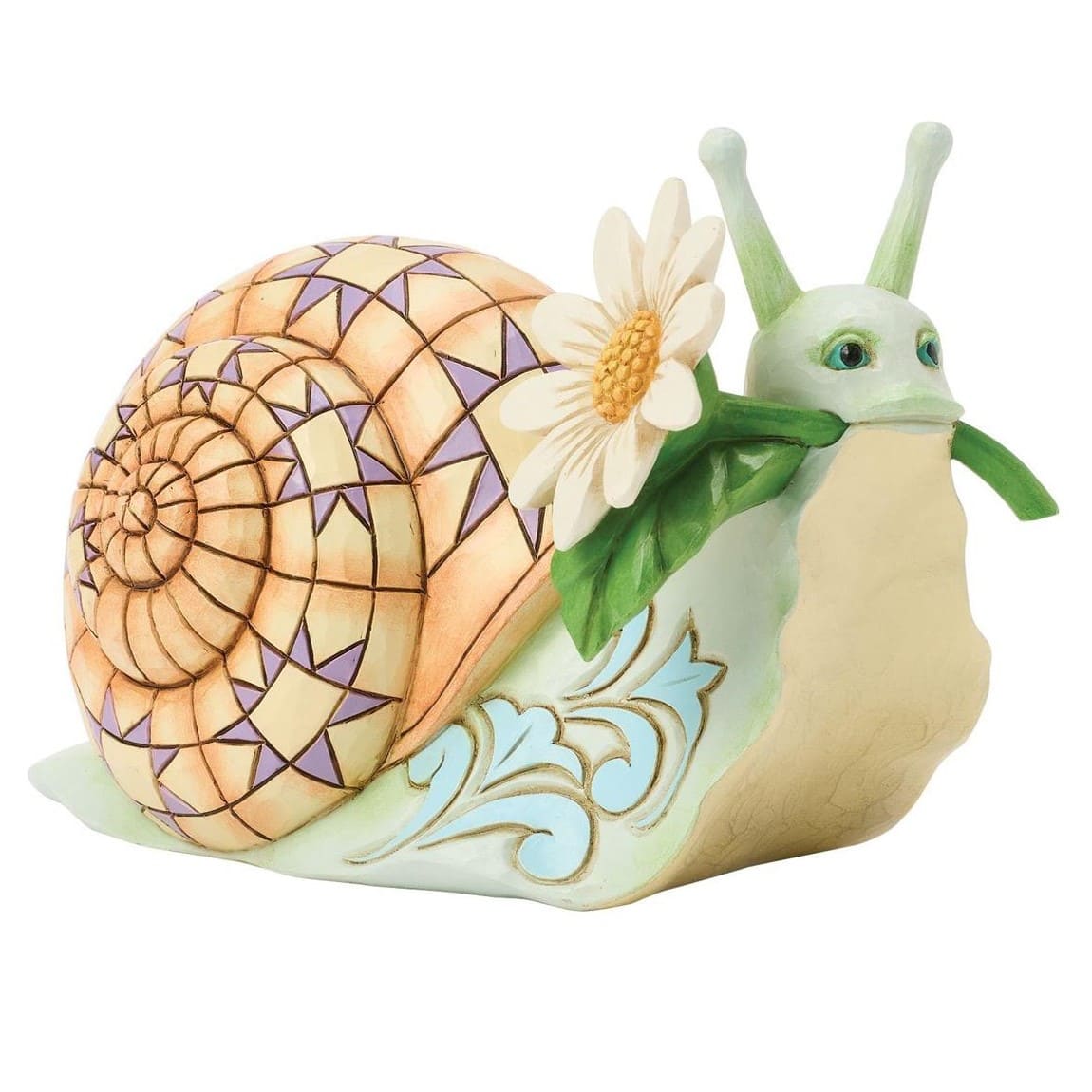 Springtime Charmer Schnecke mit Gänseblümchen / Daisy Minifigur - 6017782 - Jim Shore Heartwood Creek Figur Schnecke Springtime Charmer Schnecke mit Gänseblümchen / Daisy Minifigur - 6017782 - Jim Shore Heartwood Creek Figur Schnecke