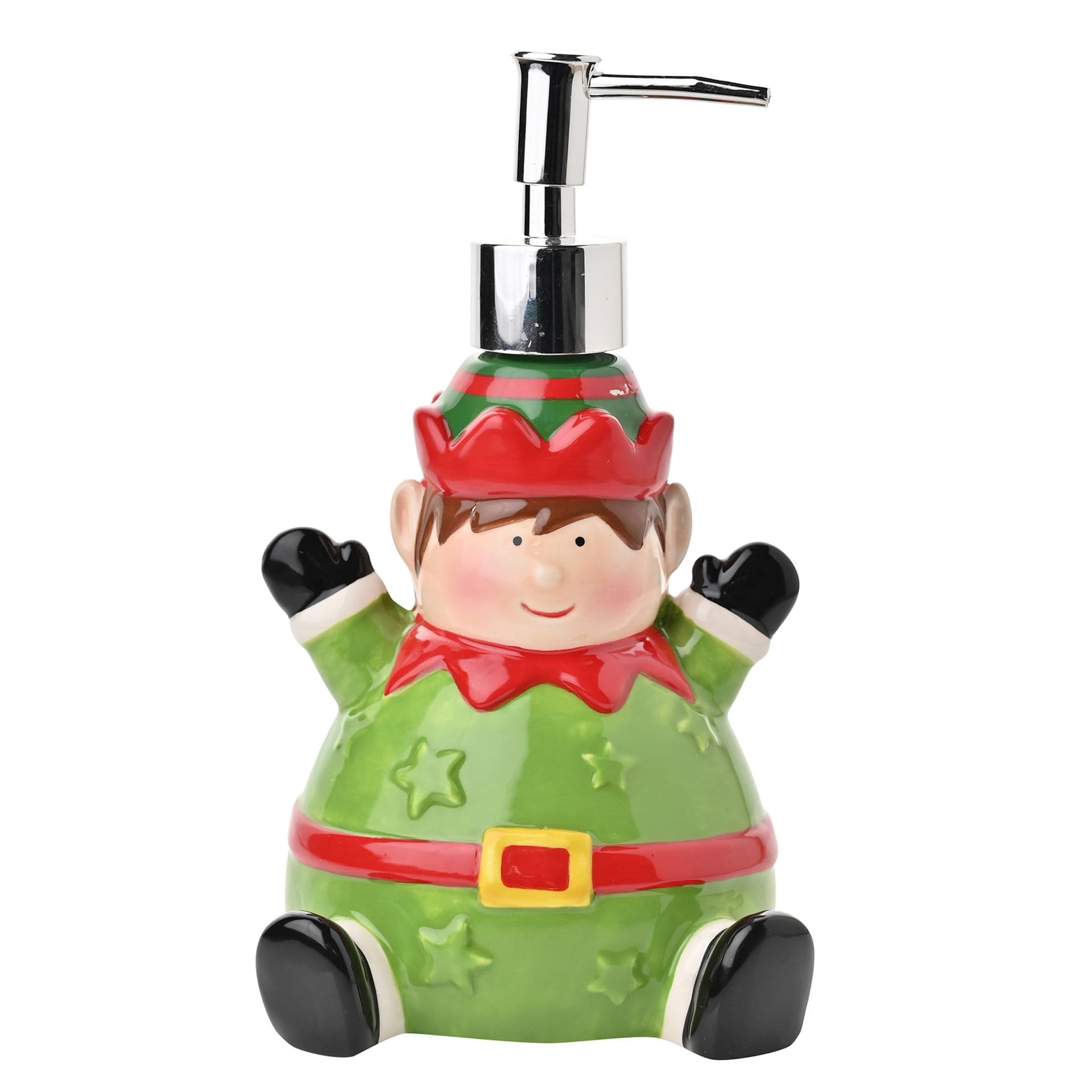 xm11998 The Seasonal Gift Company, Seifenspender Weihnachtself, Christmas Elf, Flüssigseife, Seifenspender Weihnachten, Seifenspender Kreamik, nachhaltig