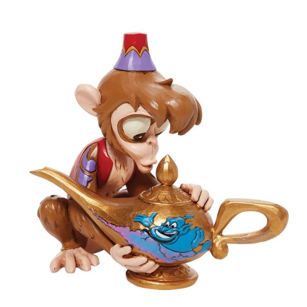 6010886a Monkey Business - Abu with Genie Lamp - Disney Traditions by Jim Shore 6010886