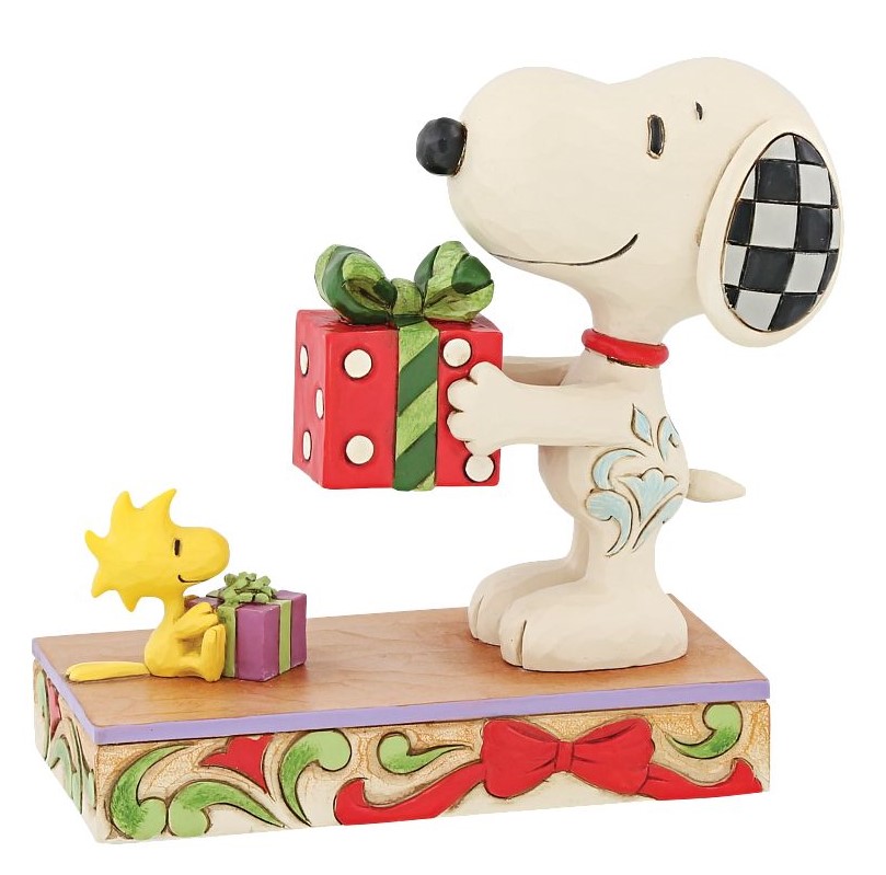 Christmas Exchange Snoopy & Woodstock tauschen Geschenke - Peanuts by Jim Shore 6013047 Christmas Exchange Snoopy & Woodstock tauschen Geschenke - Peanuts by Jim Shore 6013047