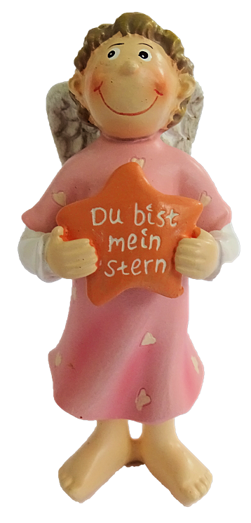 28387-rosacI5HquacnBm4T Gilde Handwerk, Gilde Engel, Gilde Schutzengel, 28387, Glücksbringer, Du bist mein Stern