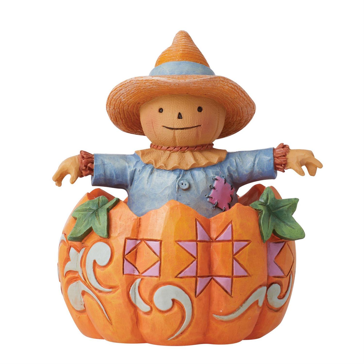 6012759LAVzdQhLyKIb1 Heartwood Creek, Jim Shore, 6012759, Harvest Pumpkin and Scarecrow, Kürbis mit Vogelscheuche, Jim Shore Halloween, Jim Shore Herbst
