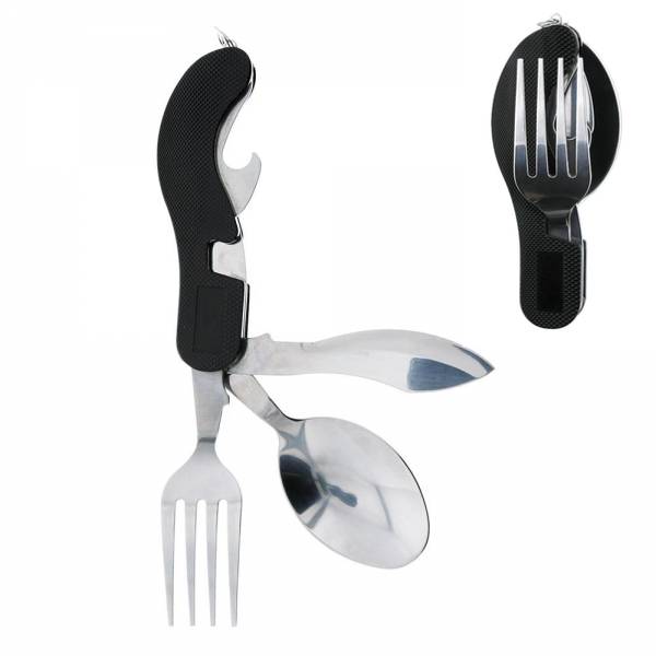 bf-ck605al Gifts for Men, Geschenke für Mäner, CK605AL, Multifunktions-Betsteck, Gabel, Messer und Löffel in einem, Reisebesteck