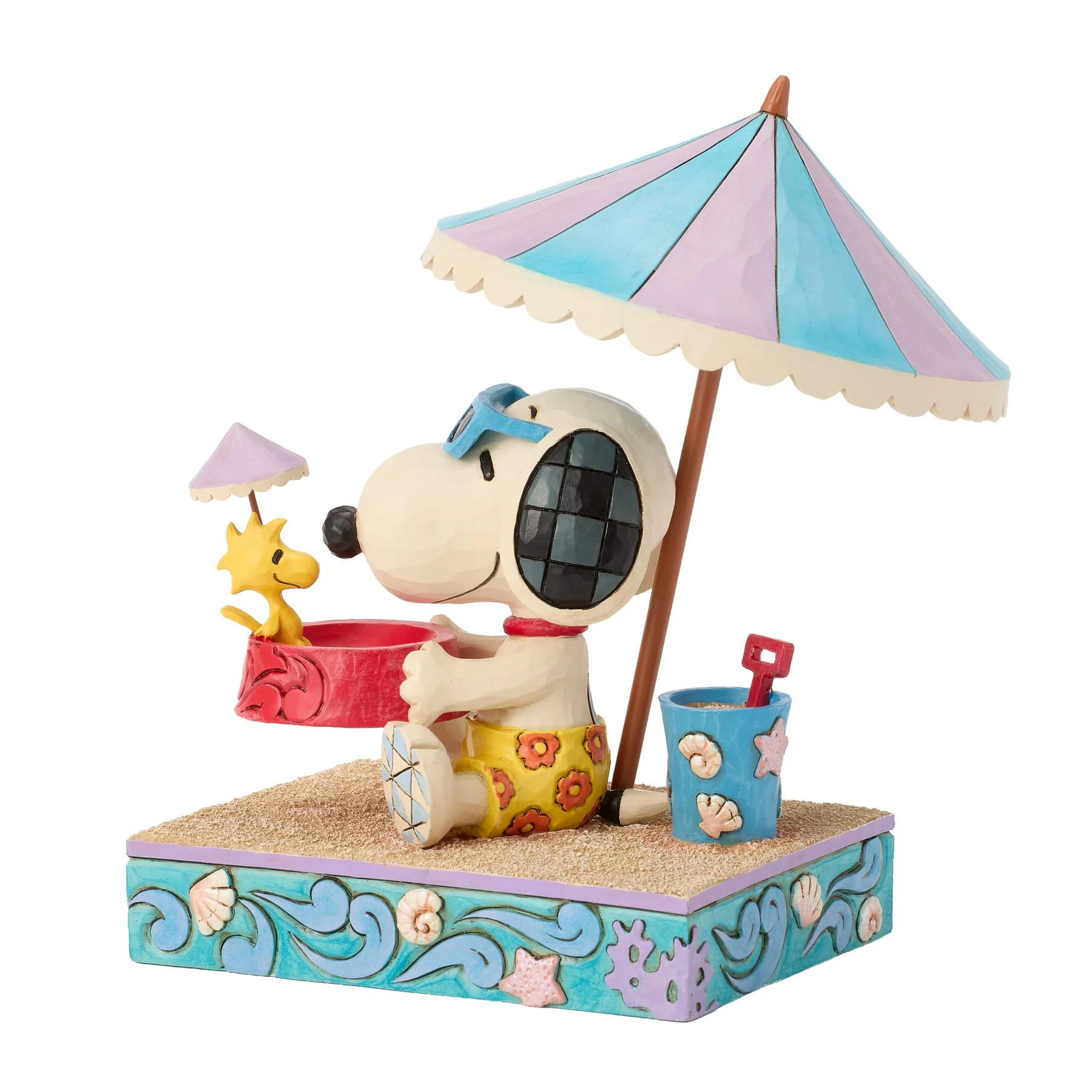 Sandy Toes and a Sunkissed Nose - Strandtag  mit Snoopy & Woodstock - 6019598 Jim Shore Peanuts Snoopy Figur
