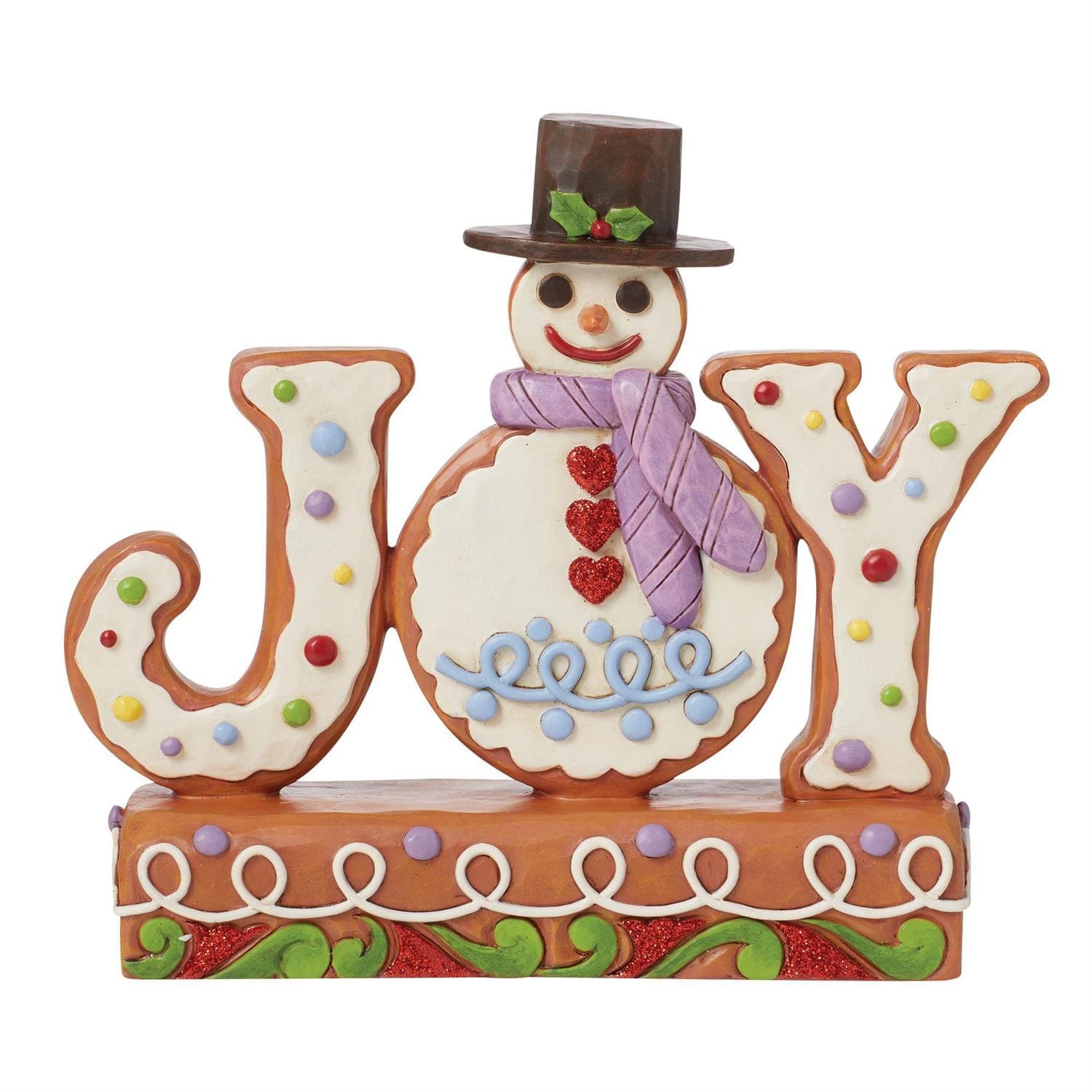 6015434 Jim Shore, Heartwood Creek, Jim Shore Santa, 6015434, Gingerbread Snowman, Lebkuchen-Schneemann, Baked with Joy, Jim Shore Weihnachtsfigur, Jim Shore Schneemann