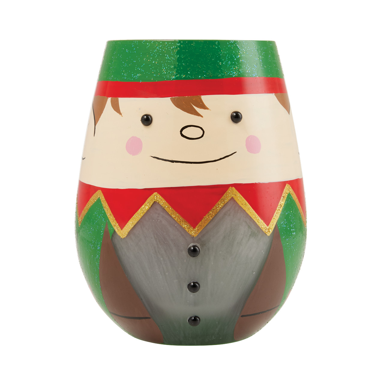 Trinkglas - Weihnachtself / Elf / Wichtel - Lolita Stemless Trinkglas 6017394 Trinkglas - Weihnachtself / Elf / Wichtel - Lolita Stemless Trinkglas 6017394