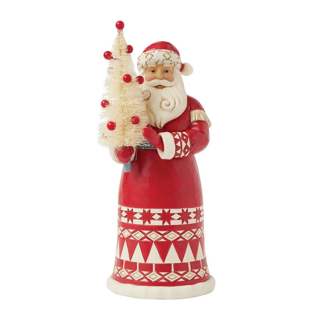 Nordic Winter Wishes Weihnachtsmann mit Tannenbaum / Santa - Heartwood Creek by Jim Shore 6017043 Nordic Winter Wishes Weihnachtsmann mit Tannenbaum / Santa - Heartwood Creek by Jim Shore 6017043