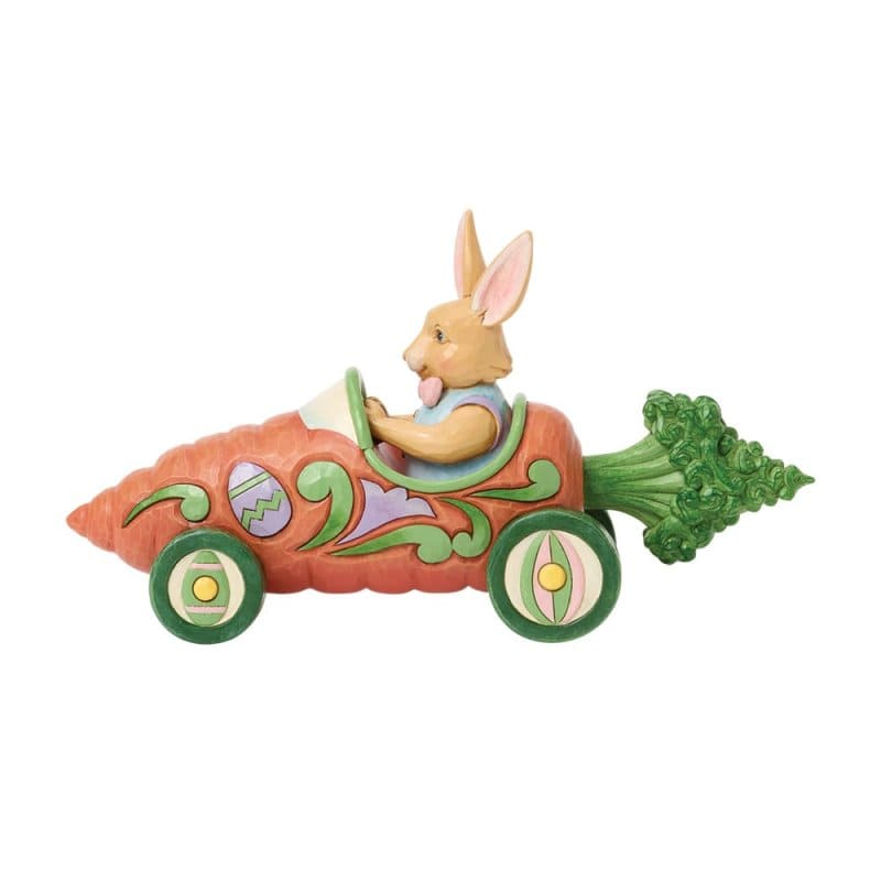 Carrot Cruiser Osterhase im Karottenauto Carrot Car- 6018741 Heartwood Creek by Jim Shore