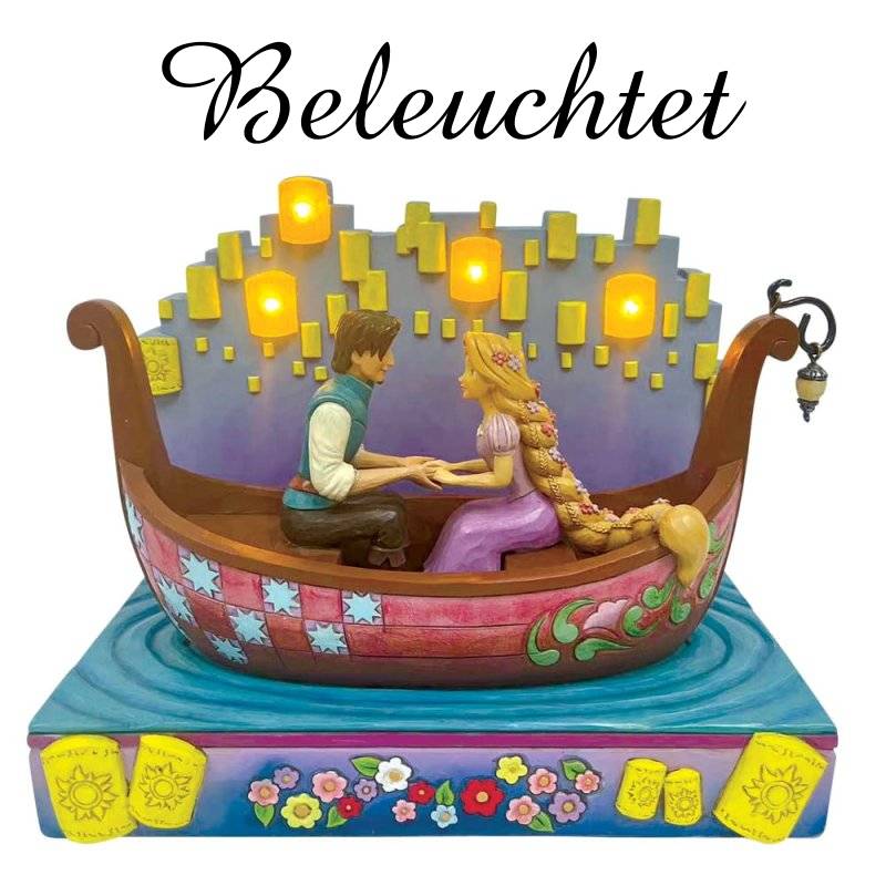 A Dream Come True Rapunzel Boot mit LED Laternen - Disney Traditions by Jim Shore 6016897 A Dream Come True Rapunzel Boot mit LED Laternen - Disney Traditions by Jim Shore 6016897