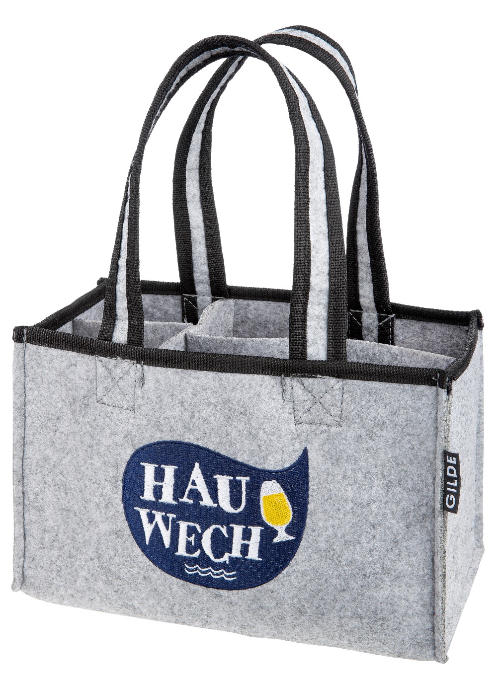 Flaschentasche Hau wech - Gilde Flaschentasche Filztasche 49921 / Flaschenträger 6 Flaschen - Tragetasche Flaschentasche Hau wech - Gilde Flaschentasche Filztasche 49921 / Flaschenträger 6 Flaschen - Tragetasche