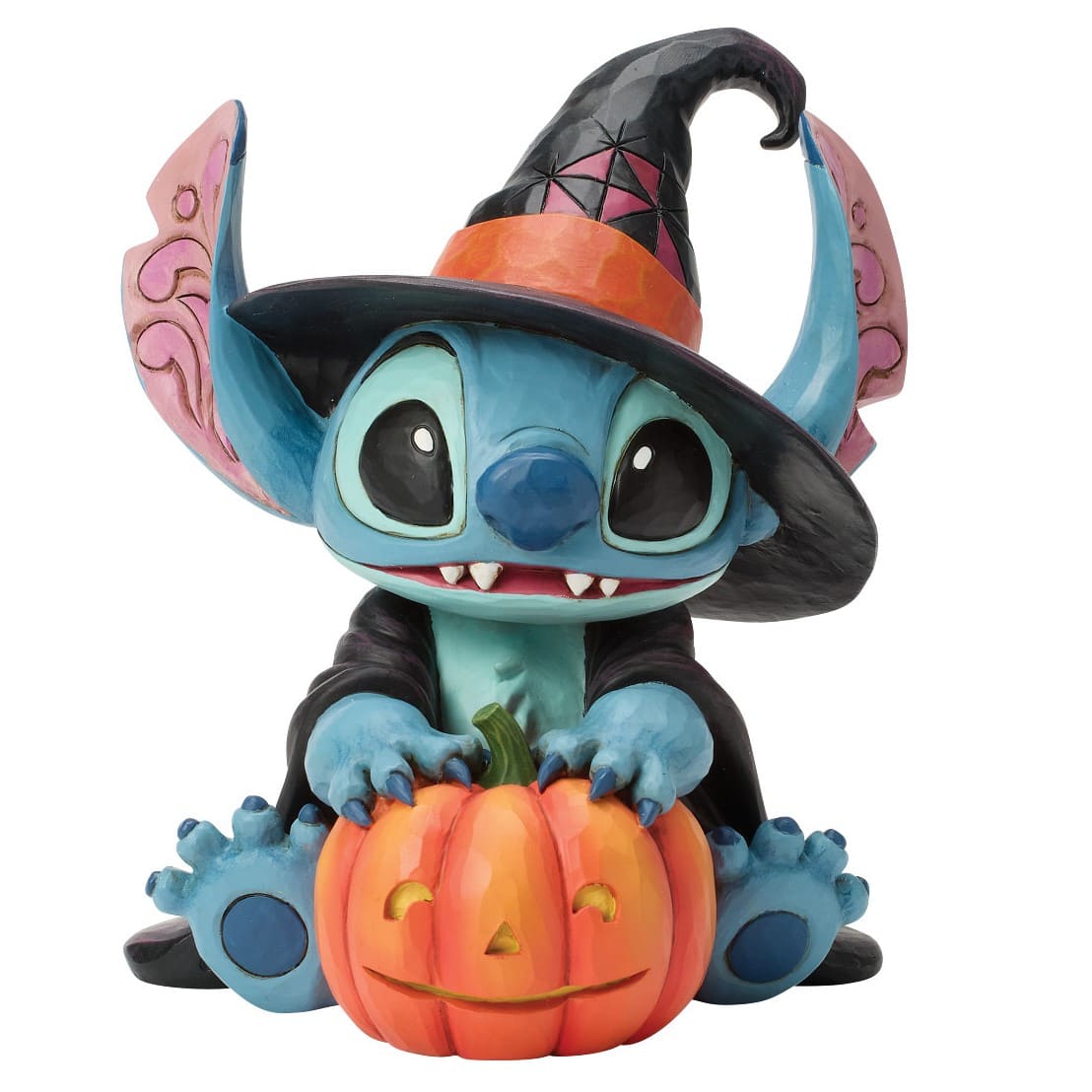 Witchy Stitch als Hexe mit Kürbis /Jack-O-Lantern - 6017942 - Jim Shore Disney Traditions Halloweenfigur