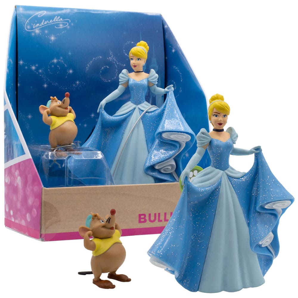 Cinderella & Gus - Geschenk-Set /  Walt Disney Spielfigur - Tortenfigur - Disneyfigur Bullyland 13438